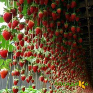 Клубника ампельная Анастасия купить по цене от 370р. в интернет-магазине «Посадика» с доставкой почтой в в Ивделье и по всей России – [изображение №1].