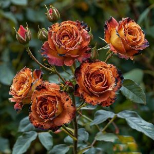 Роза плетистая Оранжевый Бриллиант купить по цене от 450р. в интернет-магазине «Посадика» с доставкой почтой в в Ивделье и по всей России – [изображение №1].